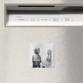 Frau mit dem Schal Magnet (In Situ (Geschirrspüler))