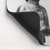 Frau mit dem Schal Mousepad (Ecke)