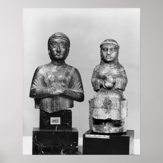 Frau mit dem Schal Poster (Vorne)