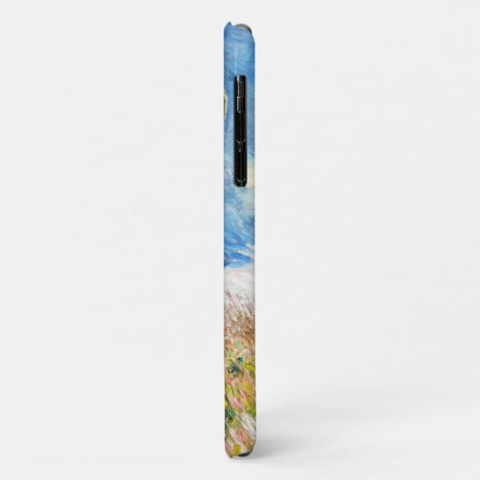 Frau mit einem Gemälde von Claude Monet Case-Mate iPhone Hülle (Hinten/Links)