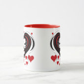 Frau mit einem herzförmigen Gesicht Tasse (Zentrum)