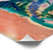 Frau mit einem Hut von Henri Matisse Poster (Ecke)