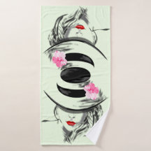 Frau mit einem Huttuch - benutzerdefinierte Farben