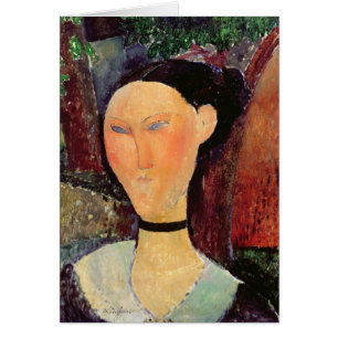 Frau mit einem SamtNeckband, c.1915