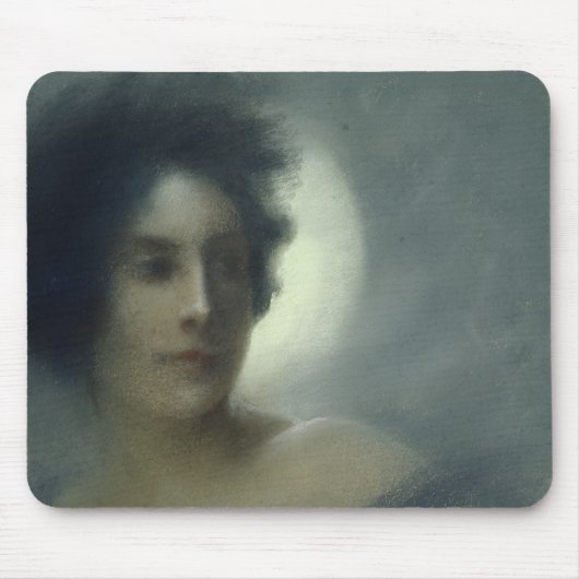 Frau mit einem sichelförmigen Mond oder, der Mousepad (Vorne)