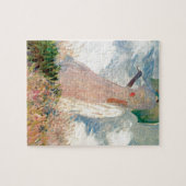 Frau mit einem Sonnenschirm - Claude Monet Puzzle (Horizontal)