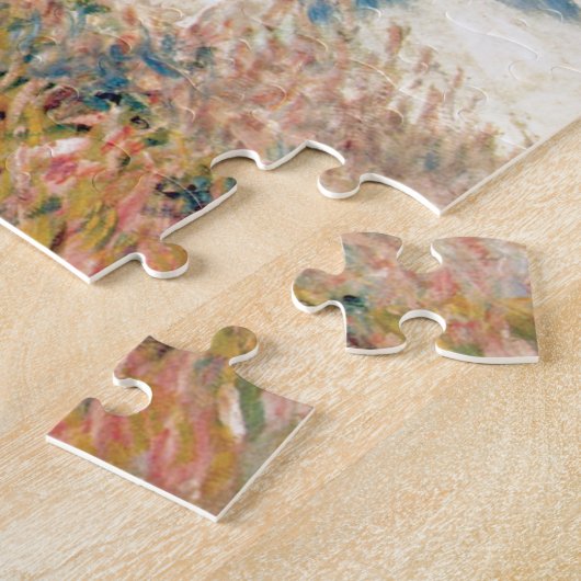 Frau mit einem Sonnenschirm - Claude Monet Puzzle (Seite)