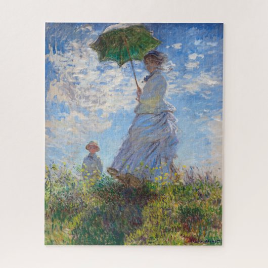 Frau mit einem Sonnenschirm | Monet | Puzzle (Vertikal)