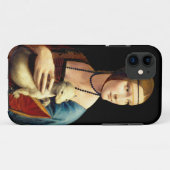 Frau mit einer Ermine von Leonardo Da Vinci Case-Mate iPhone Hülle (Rückseite (Horizontal))