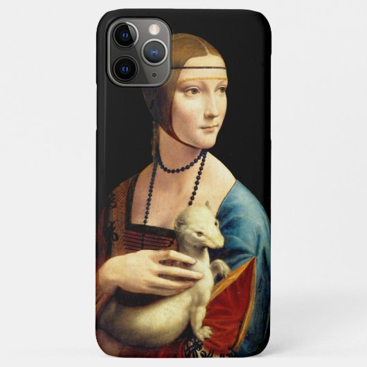 Frau mit einer Ermine von Leonardo Da Vinci Case-Mate iPhone Hülle (Rückseite)