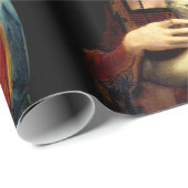 Frau mit einer Ermine von Leonardo Da Vinci Geschenkpapier (Rolleneckpunkt)