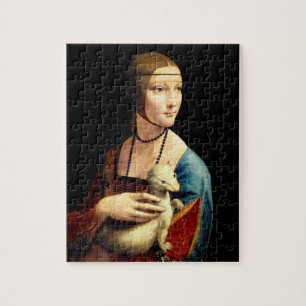 Frau mit einer Ermine von Leonardo Da Vinci Puzzle