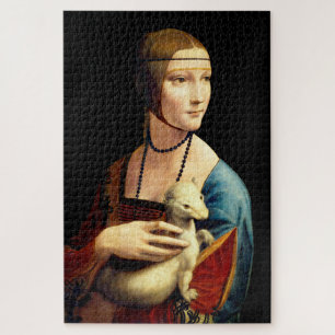 Frau mit einer Ermine von Leonardo Da Vinci Puzzle