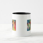 Frau mit einer gelben Jacke, 1913 Tasse (Zentrum)