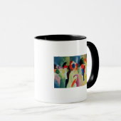 Frau mit einer gelben Jacke, 1913 Tasse (VorderseiteRechts)