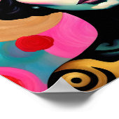 Frau mit einer Goldkrone Poster (Ecke)