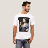 Frau mit einer Maske 2 T-Shirt (Vorne ganz)