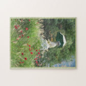 Frau mit einer Parasoltradition von Claude Monet Puzzle (Horizontal)