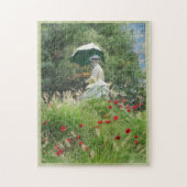 Frau mit einer Parasoltradition von Claude Monet Puzzle (Vertikal)