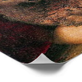 Frau mit Einhorn von Raphael - Poster/Print Poster (Ecke)