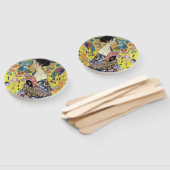 Frau mit Fan von Gustav Klimt Fächer (Non-assembled)