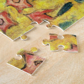 Frau mit Fan von Gustav Klimt Puzzle (Seite)