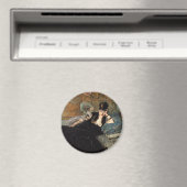 Frau mit Fans Magnet (In Situ (Geschirrspüler))