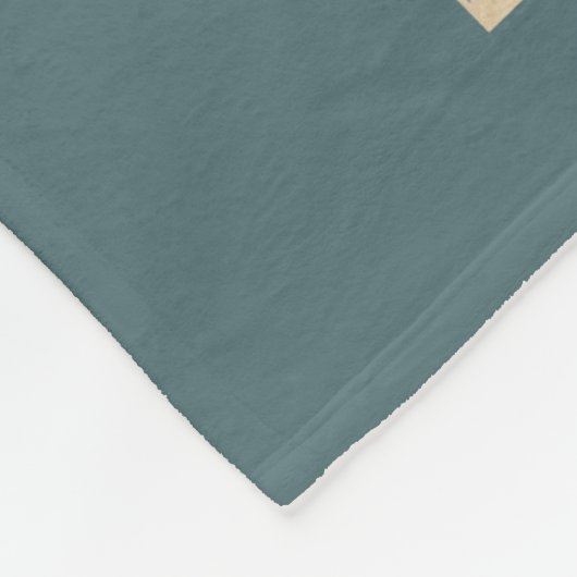 Frau mit Federn - PLM Bahnreise-Plakat Fleecedecke (Ecke)