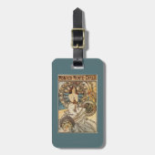 Frau mit Federn - PLM Bahnreise-Plakat Gepäckanhänger (Vorderseite vertikal)