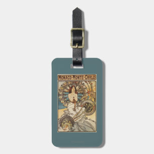 Frau mit Federn - PLM Bahnreise-Plakat Gepäckanhänger