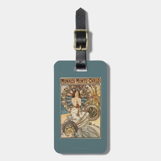 Frau mit Federn - PLM Bahnreise-Plakat Gepäckanhänger (Vorderseite vertikal)