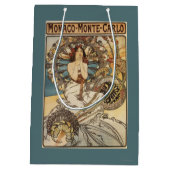 Frau mit Federn - PLM Bahnreise-Plakat Mittlere Geschenktüte (Rückseite)