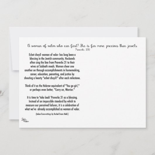 Frau mit flacher Karte (Rückseite)