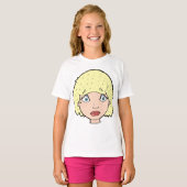 Frau mit gelbem Haar T-Shirt (Vorne ganz)