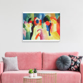 Frau mit Gelbweste, 1913 Leinwanddruck (Insitu (Wohnzimmer))