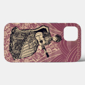Frau mit Gitarre Case-Mate iPhone Hülle (Rückseite (Horizontal))