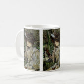Frau mit Gloves von Toulouse-Lautrec Kaffeetasse (Vorderseite Links)