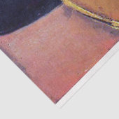 Frau mit großem Hut, Modigliani Seidenpapier (Ausschnitt)