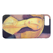 Frau mit Großhut, Modigliani Case-Mate iPhone Hülle (Rückseite (Horizontal))