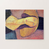 Frau mit Großhut, Modigliani Puzzle (Horizontal)