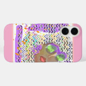 Frau mit grüner Brille Case-Mate iPhone Hülle (Rückseite (Horizontal))