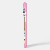 Frau mit grüner Brille Case-Mate iPhone Hülle (Rückseite / Links)