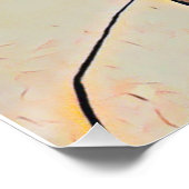 Frau mit Halskette Poster (Ecke)