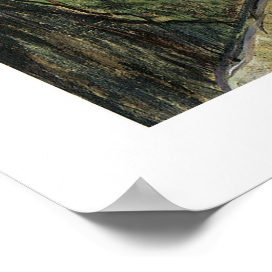 Frau mit Handschuhen (Honorarplatzer) Poster (Ecke)