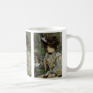 Frau mit Handschuhen von Toulouse-Lautrec Kaffeetasse