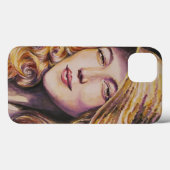 Frau mit Hut Case-Mate iPhone Hülle (Rückseite (Horizontal))