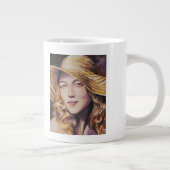 Frau mit Hut Jumbo-Tasse (Rechts)
