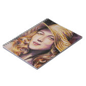 Frau mit Hut Notizblock (Linke Seite)