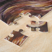 Frau mit Hut Puzzle (Seite)