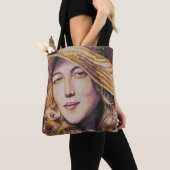 Frau mit Hut Tasche (Von Nahem)